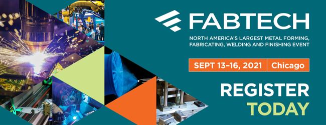 We Will Be At FABTECH EXPO 2021 In Chicago!